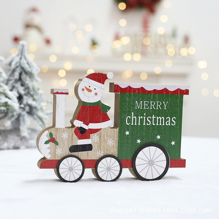 Decorative Santa Claus Train Ornament