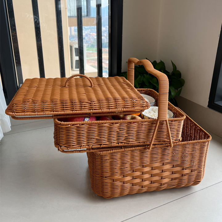 Natural Woven Market Basket Kalsten