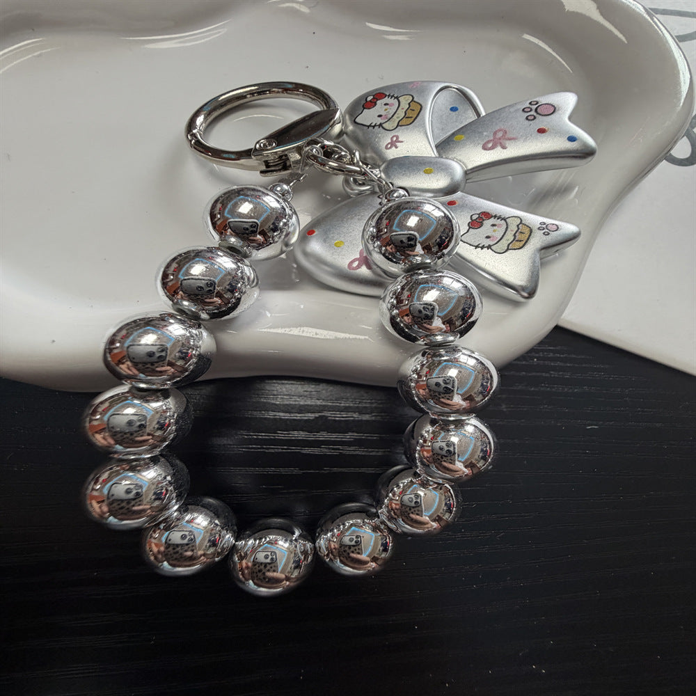 Playful Beaded Keychain Holder Kalsten