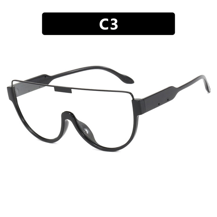 Women's futuristic sports sunglasses with high-gloss frame Kalsten