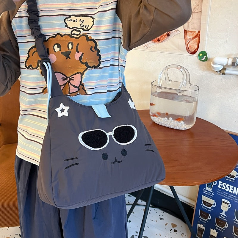 Cute Cat-Themed Sling Bag