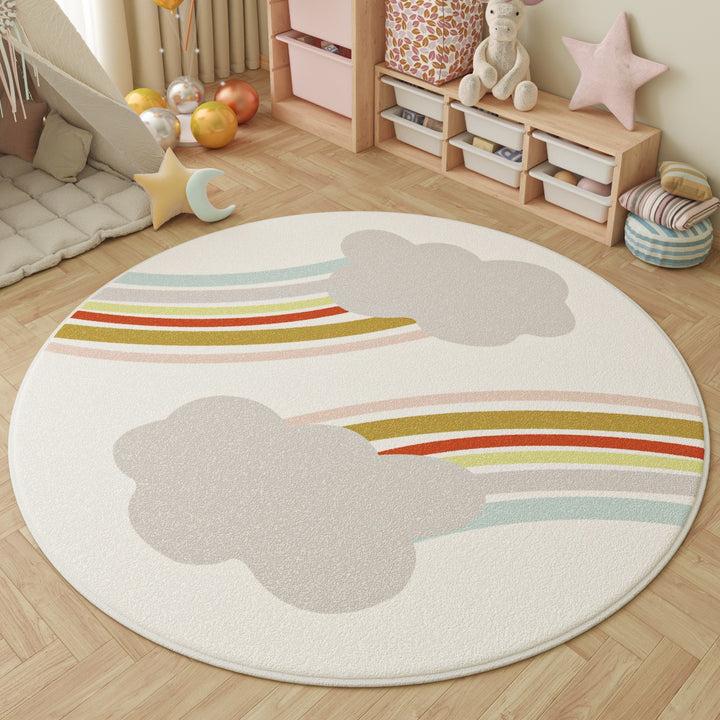 Children's Fun-Themed Round Area Mat Kalsten