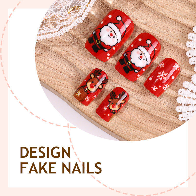 Creative Nail Art Set with Festive Christmas Design Kalsten