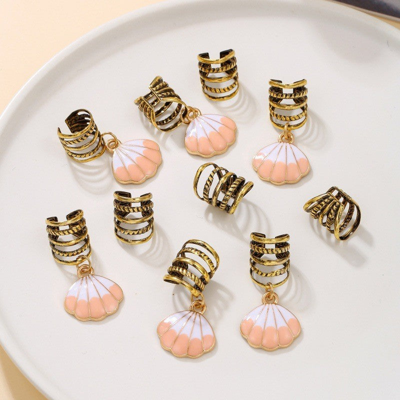 Stylish hair clips with shell pattern Kalsten