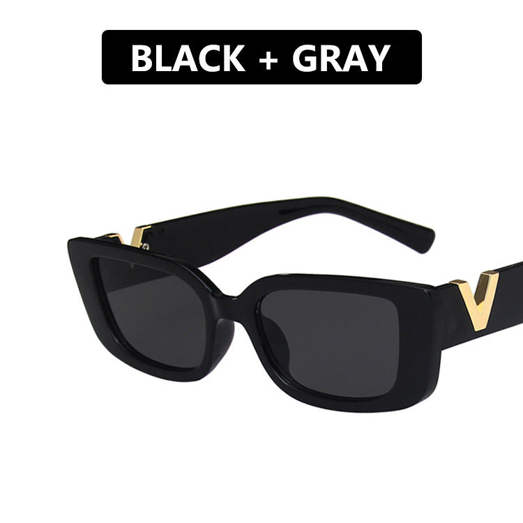 Women's modern cat-eye sunglasses with metallic details Kalsten