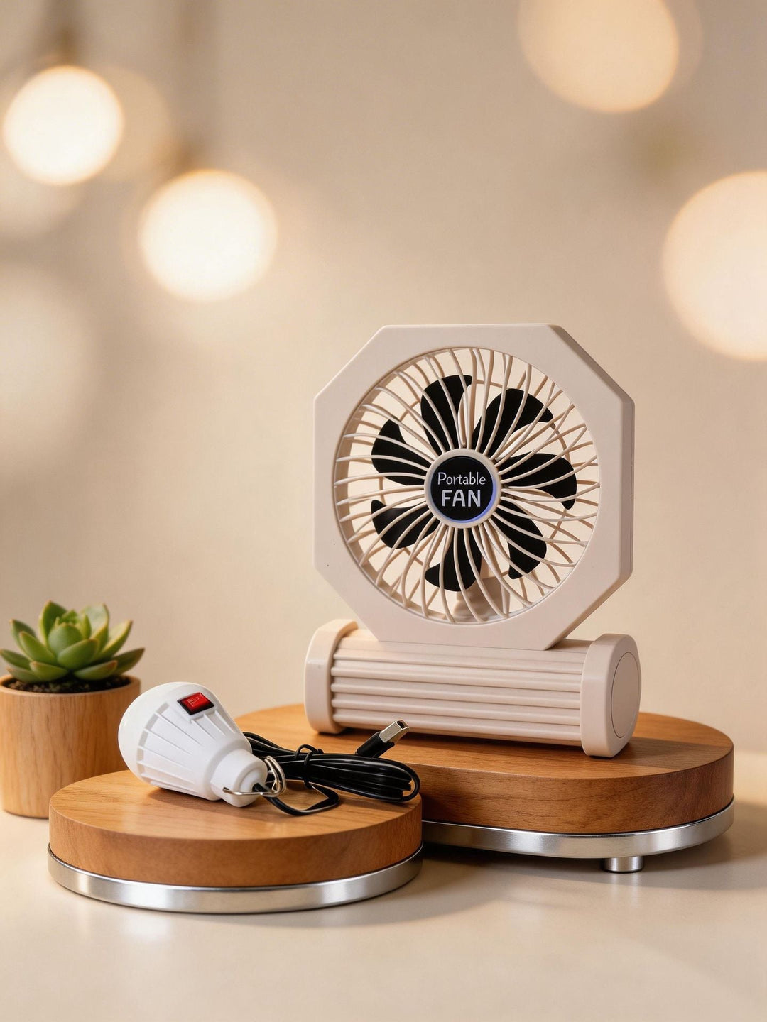 Women's Portable Table Fan with USB Connection Kalsten