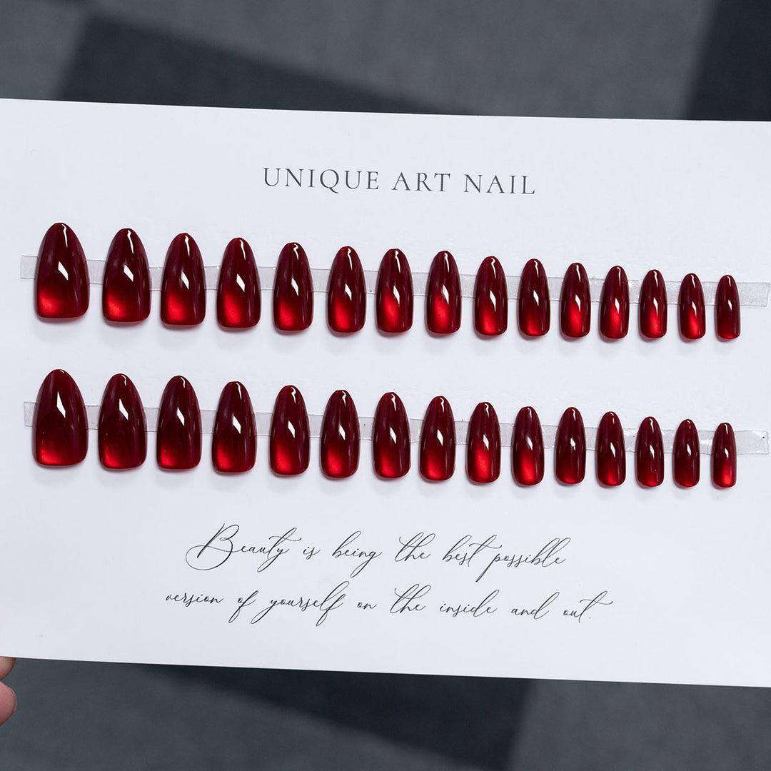 Glossy Stiletto Art Press-On Nail Set