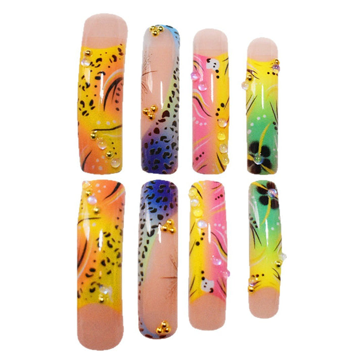 Artistic Long Nail Enhancements Kalsten