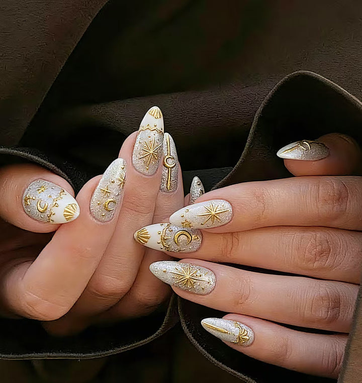 Celestial Design Press-On Nails