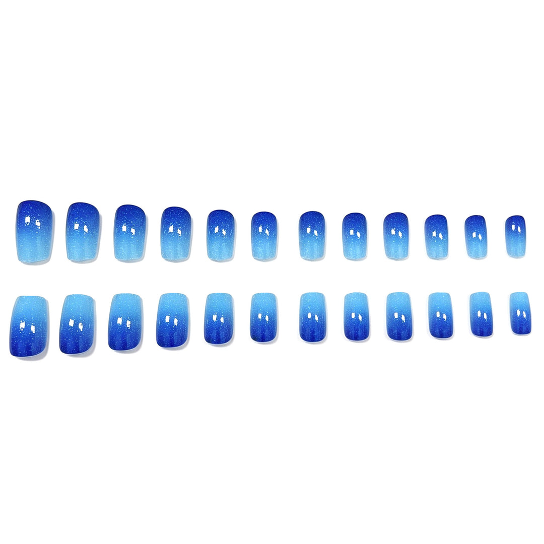 Gradient Glitter Nail Art Kalsten