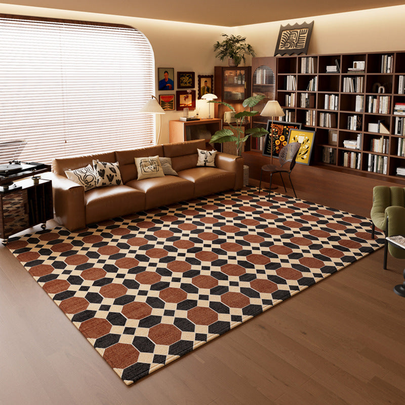 Geometric Pattern Area Carpet for Home Decor