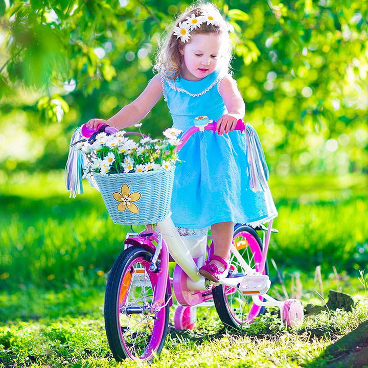 Bicycle basket made of high-quality woven material Kalsten