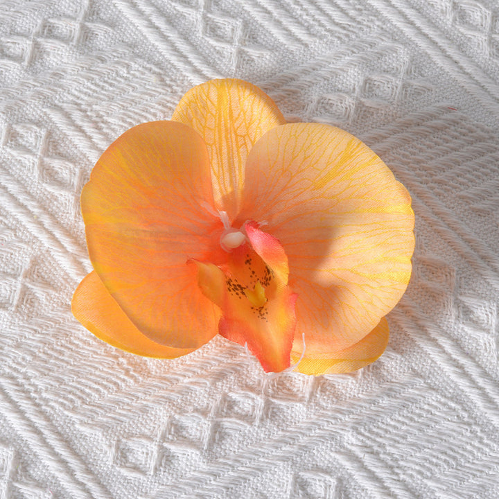 Elegant Artificial Orchid Hair Clip