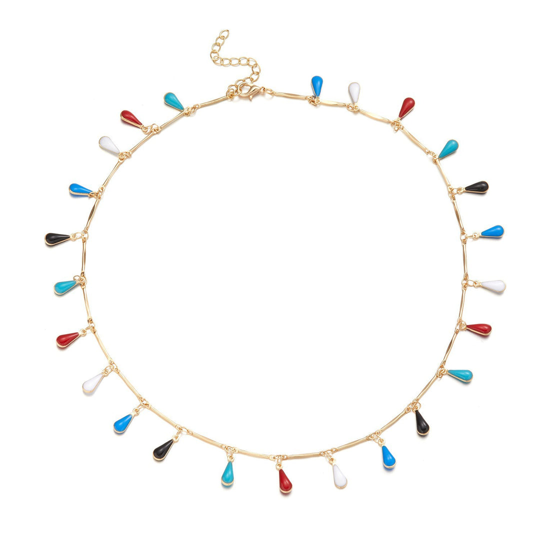 Heart Charm Statement Necklace Kalsten
