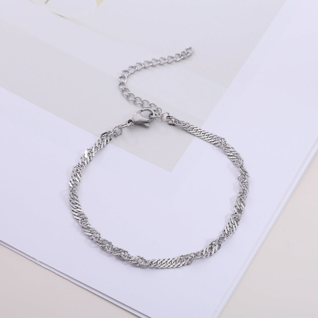 Textured Twisted Chain Bracelet Kalsten