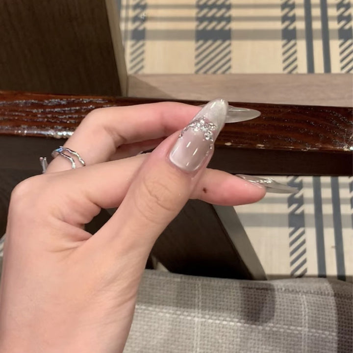Elegant Long Stiletto Nail Art Extensions