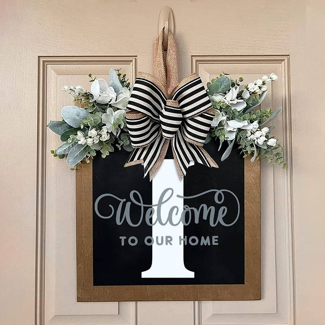 Customizable Welcome Door Sign
