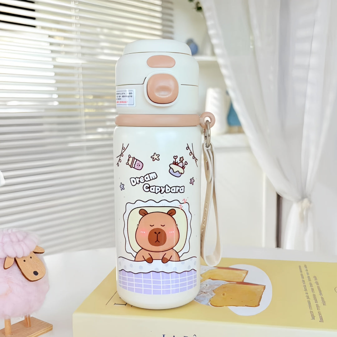 Insulated drinking bottle with playful animal motif Kalsten