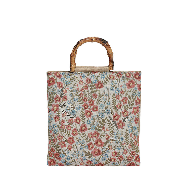 Floral Patterned Gourmet Tote
