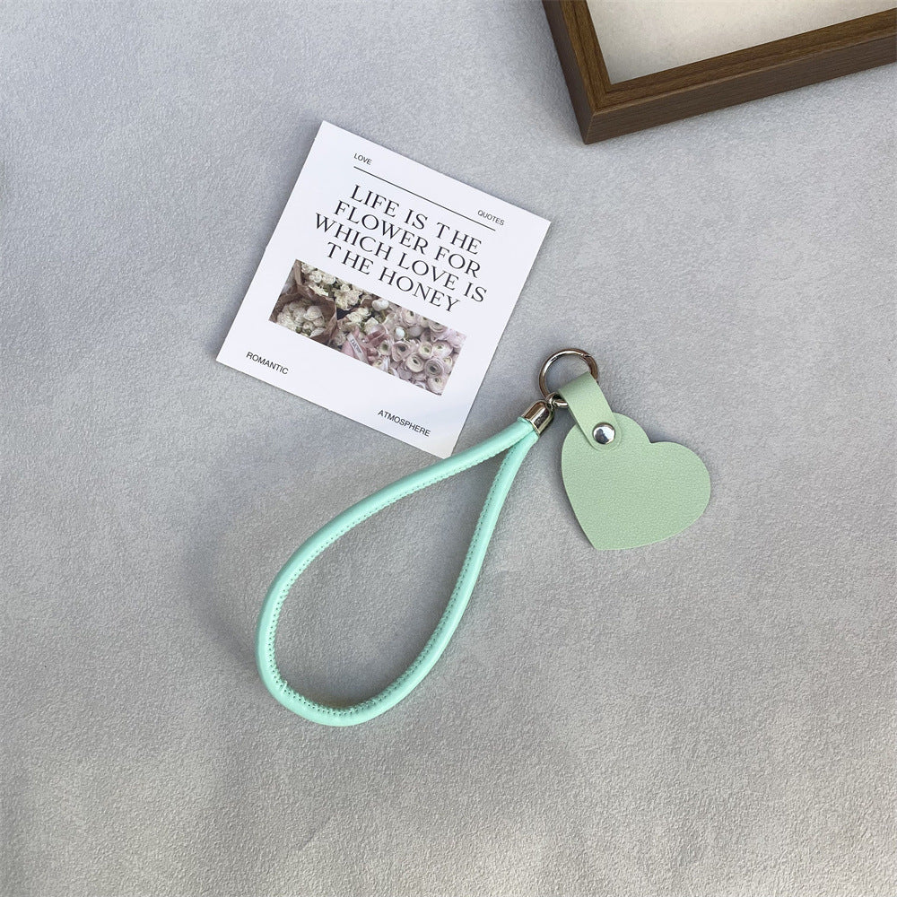 Leather Heart Keychain kalsten