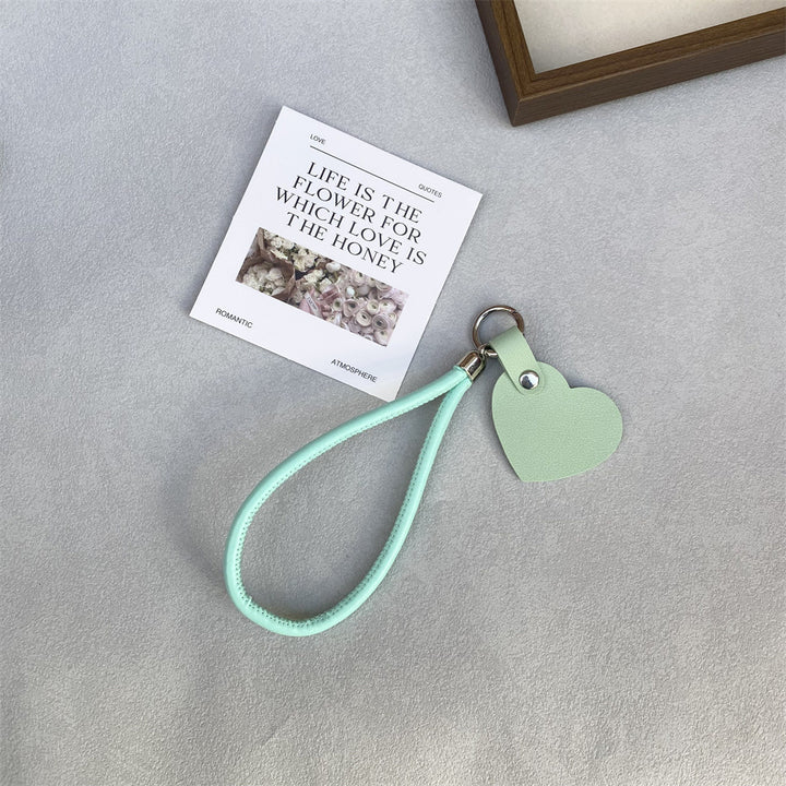Leather Heart Keychain kalsten