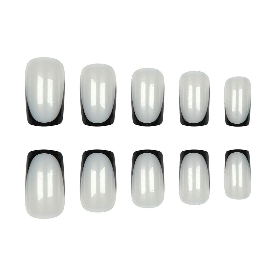 Artistic Ombre Short Square Press-On Nails Kalsten