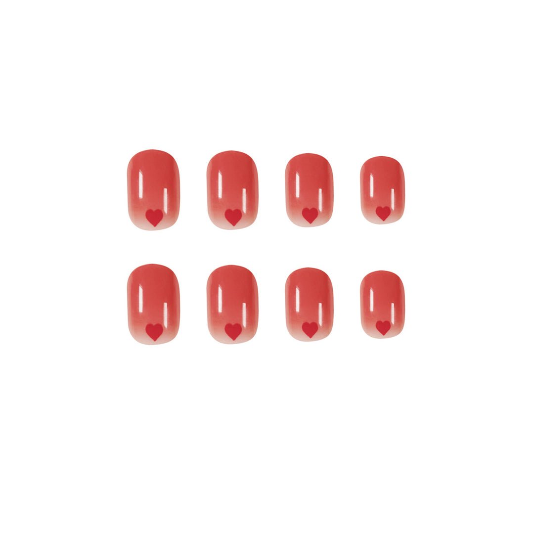 Artful nail designs with romantic heart motifs Kalsten
