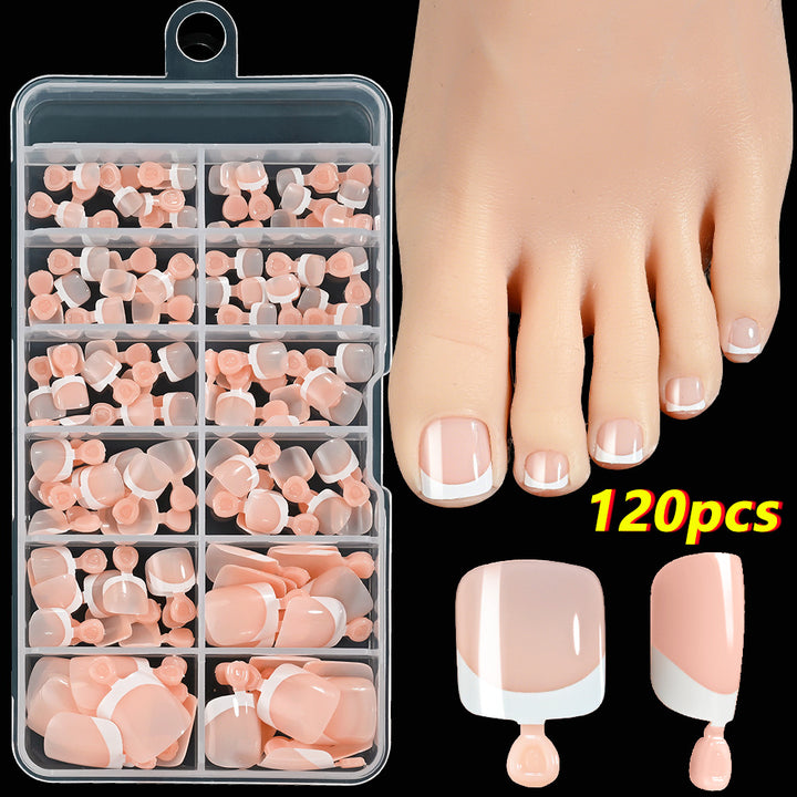 French Tip Press-On Nail Set