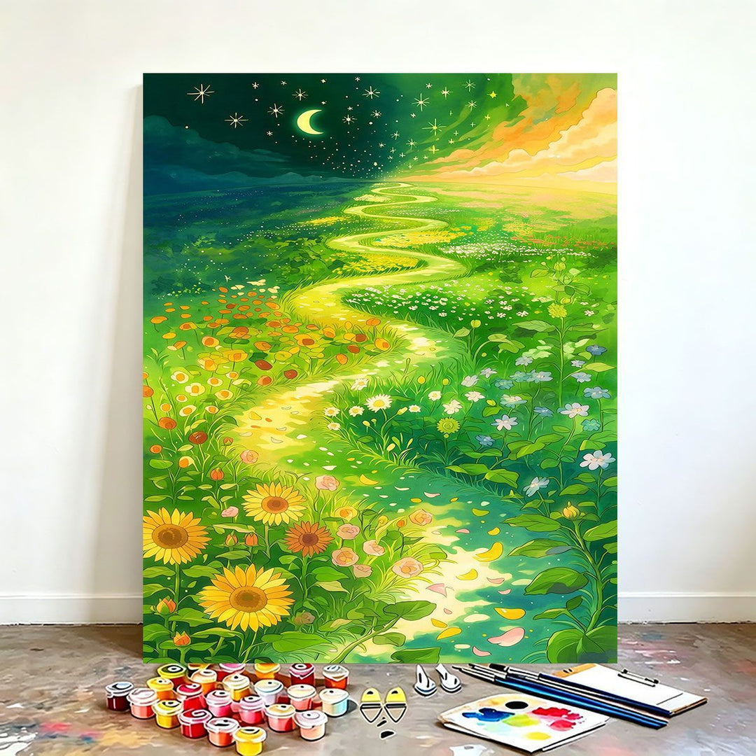 DIY Scenic Nature Paint by Numbers Art Kit Kalsten