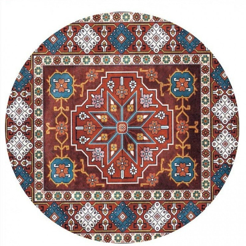 Mandala Patterned Area Rug Kalsten