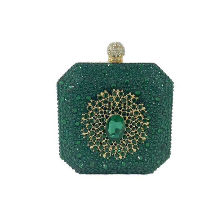 Dazzling Rhinestone-Embellished Clutch