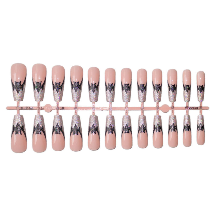 Halloween Themed Glitter Bat Nail Art Set
