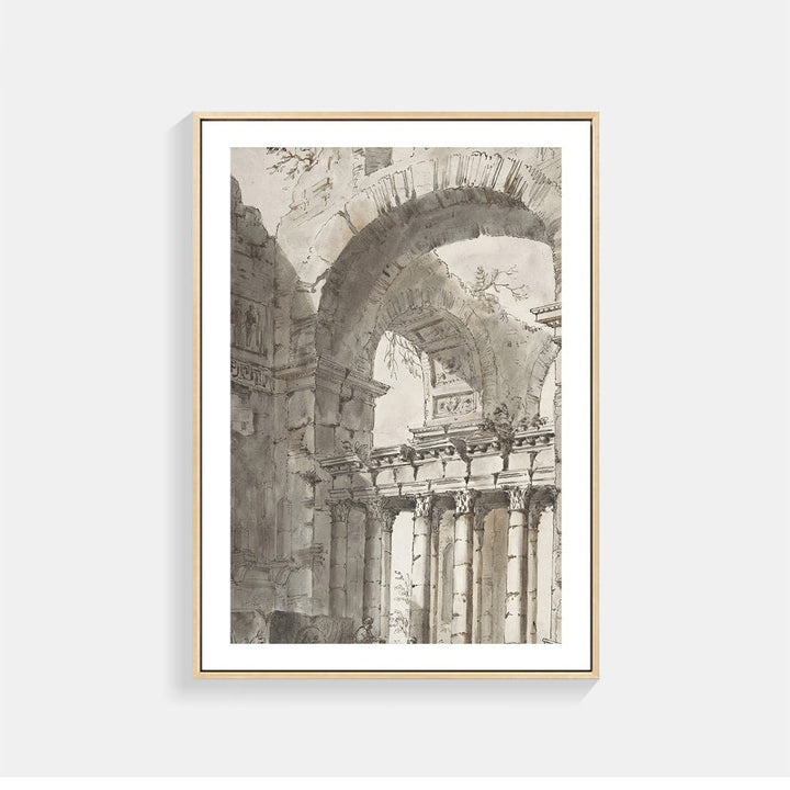Architectural Sketch Wall Art for Interiors