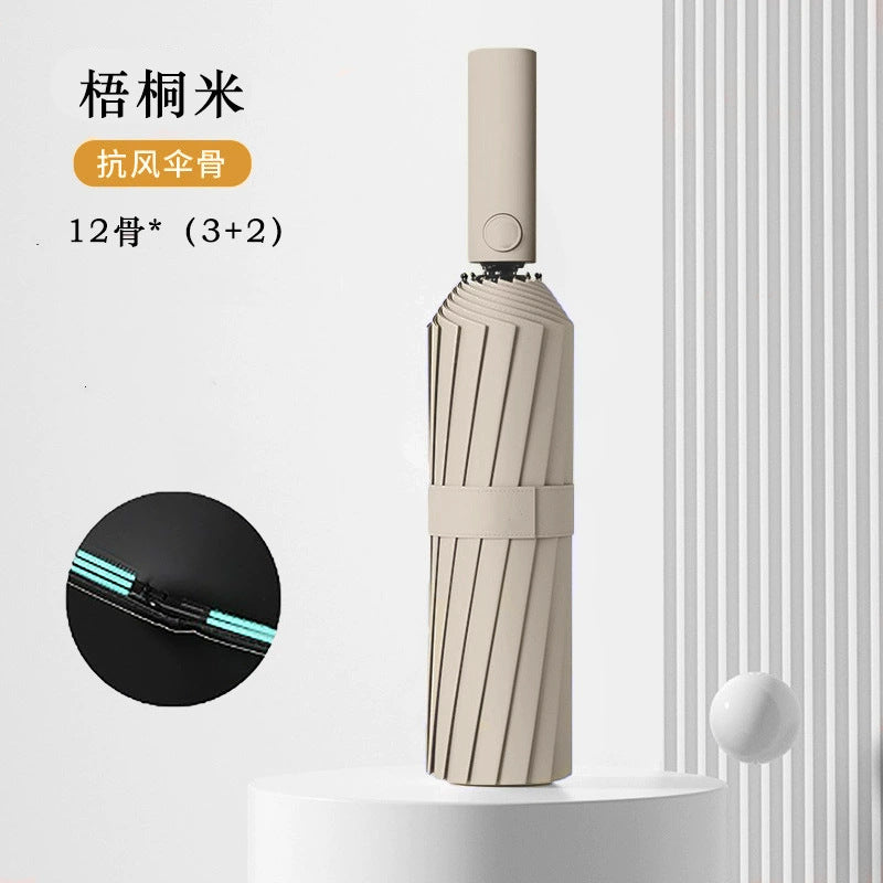 Women‘s Folding Umbrella with Innovative Wind Protection System Kalsten