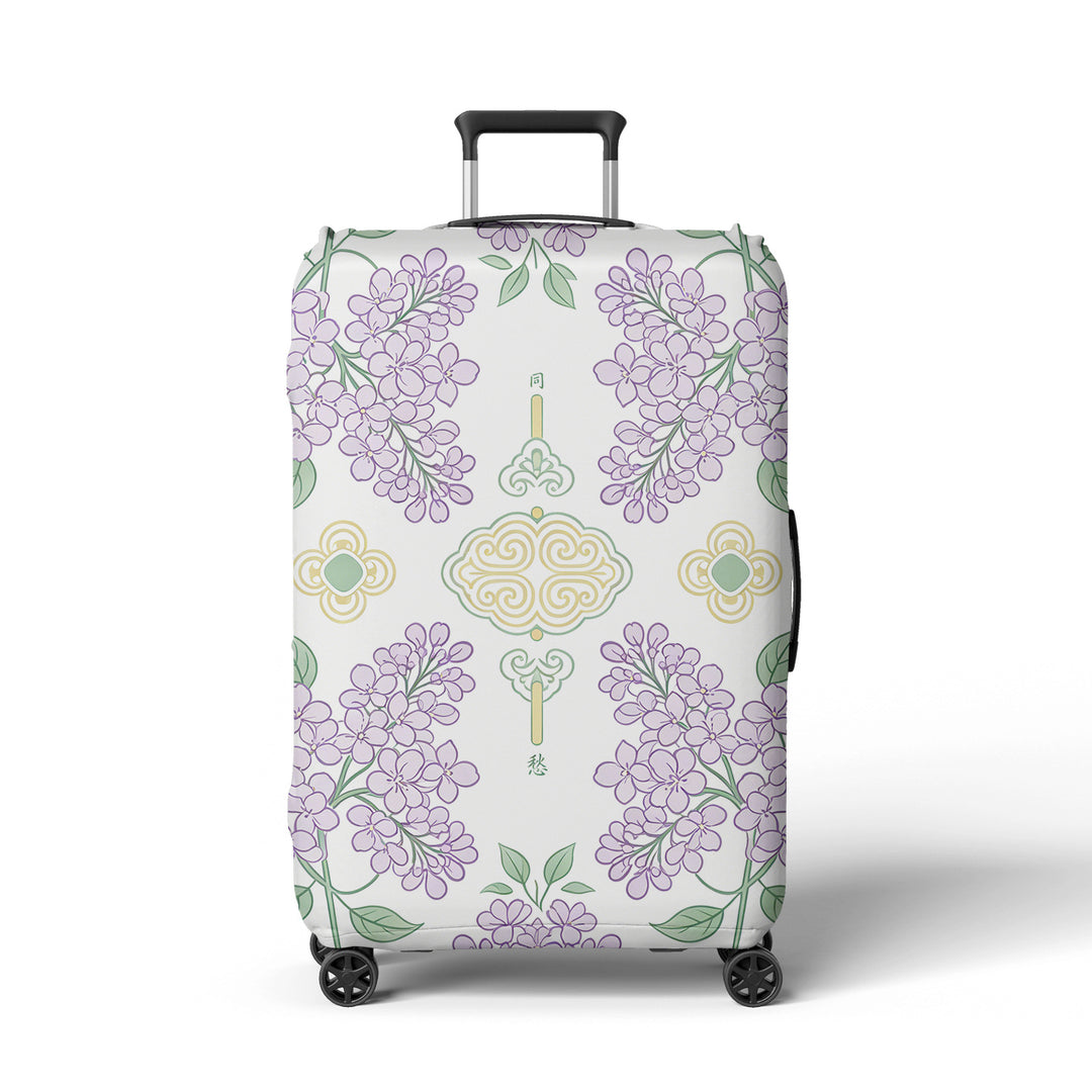 Women Hard Shell Suitcase in Elegant Bamboo Design Kalsten