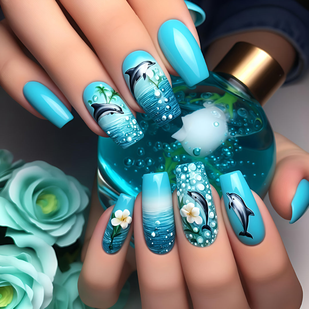 Artisanal Acrylic Nail Set Kalsten
