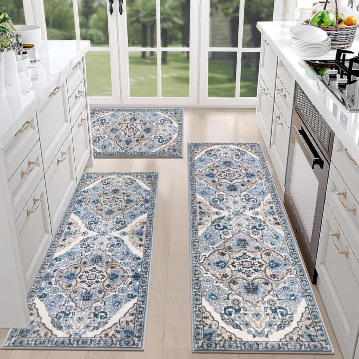 Vintage-Inspired Persian Kitchen Runner Mat