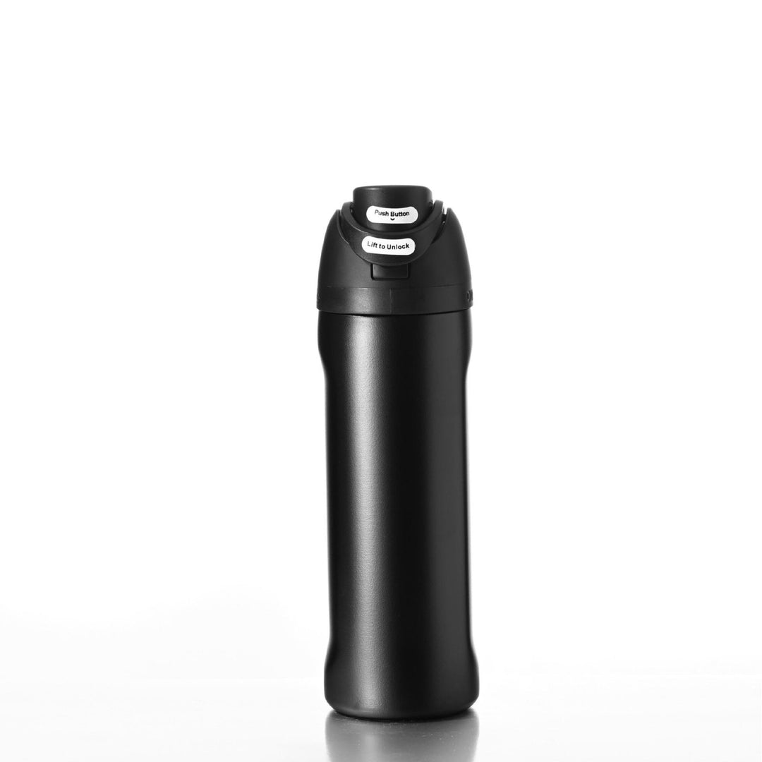 Insulated Stainless Steel Vacuum Water Bottle With One-Touch Flip Lid And Leakproof Safety Lock