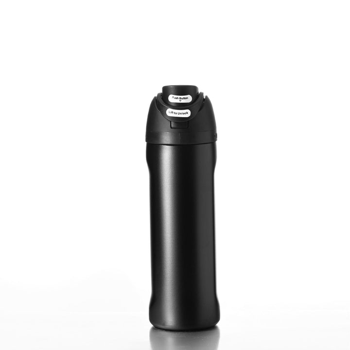 Insulated Stainless Steel Vacuum Water Bottle With One-Touch Flip Lid And Leakproof Safety Lock