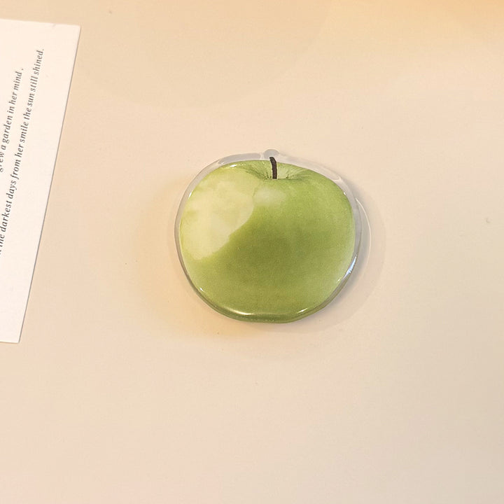 Apple motif refrigerator magnet Kalsten