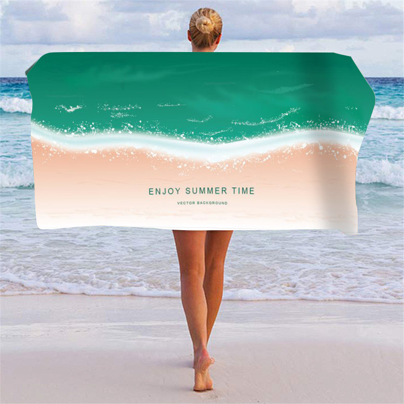 Beach towel with unique graphic pattern Kalsten