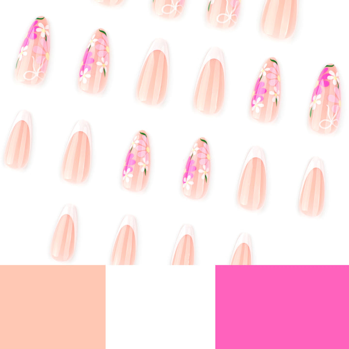 Artistic Nail Art with Floral Designs Kalsten