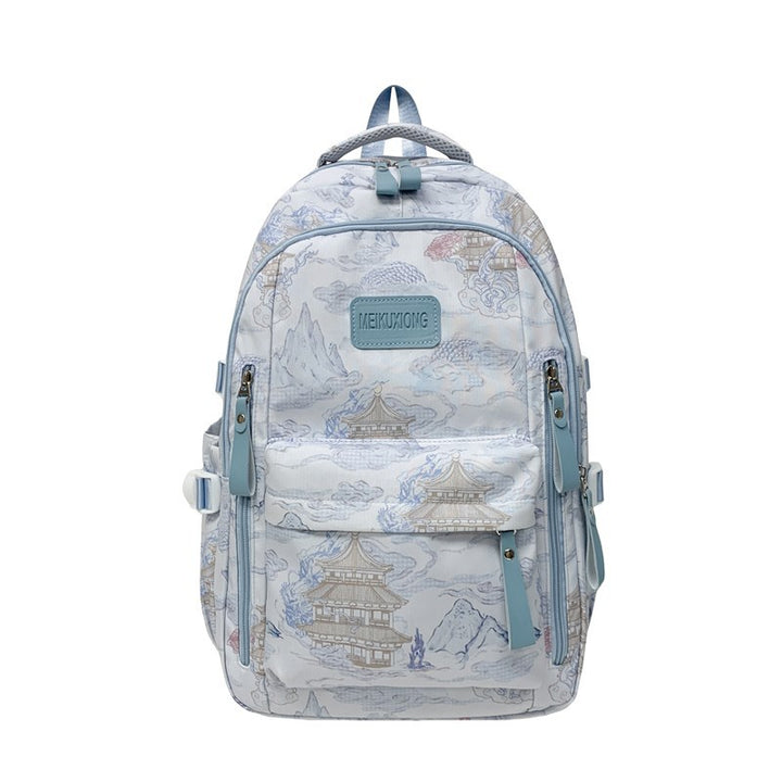 Stylish Illustrated Backpack Kalsten