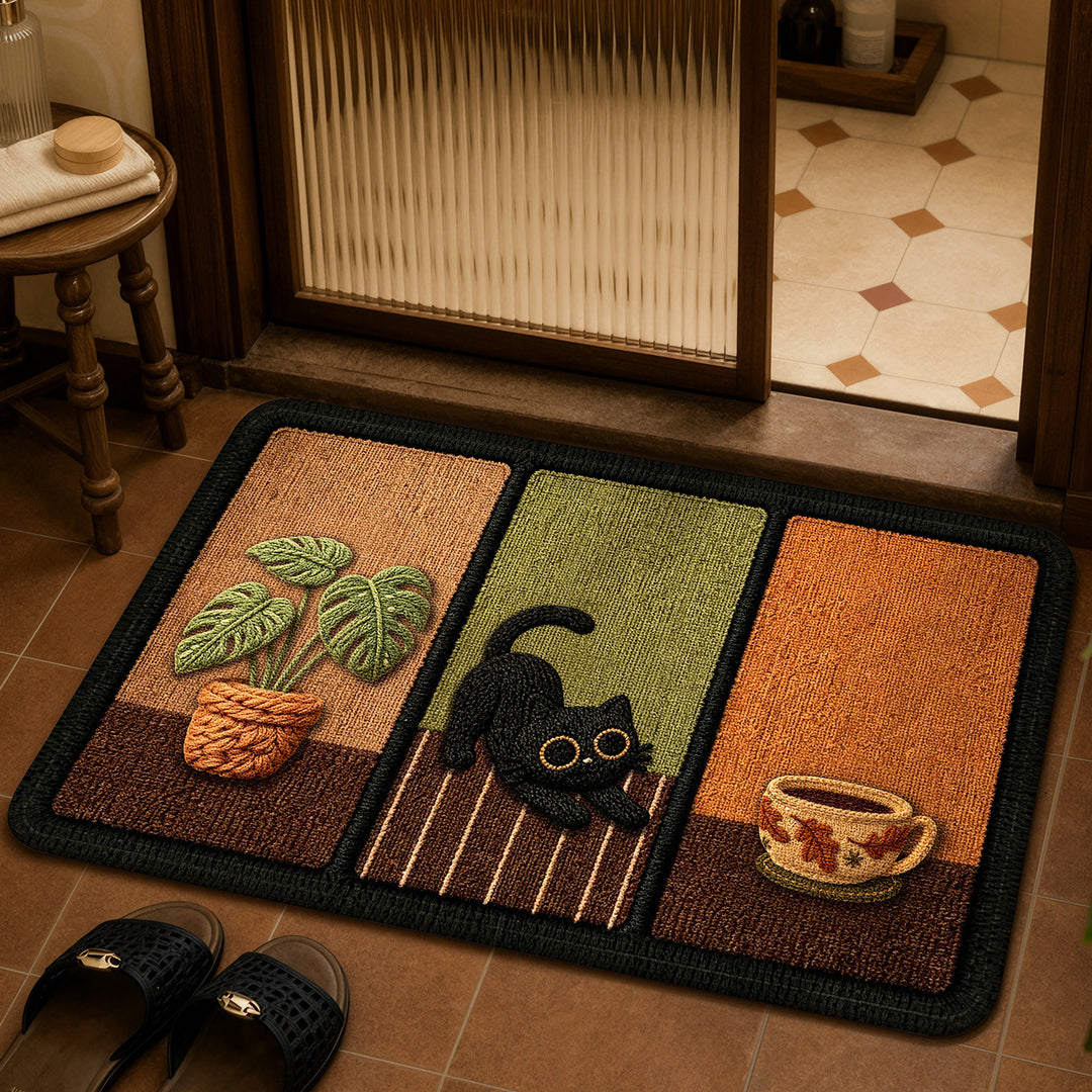 Cat-Themed Decorative Rug Kalsten
