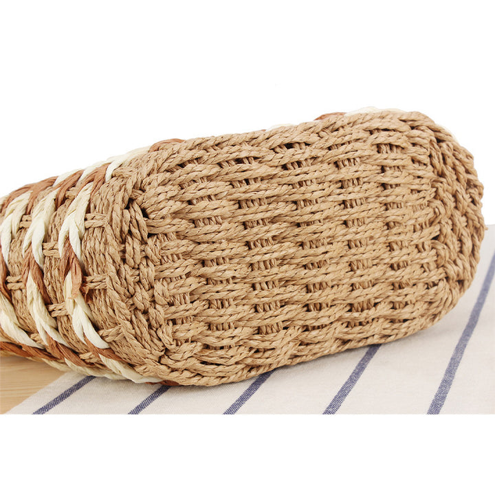 Braided Designer Handbag with Removable Shoulder Strap Kalsten