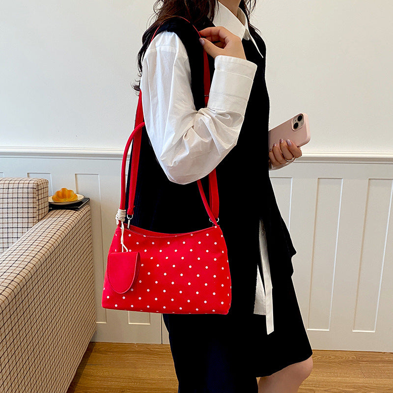 Chic Polka Dot Handbag