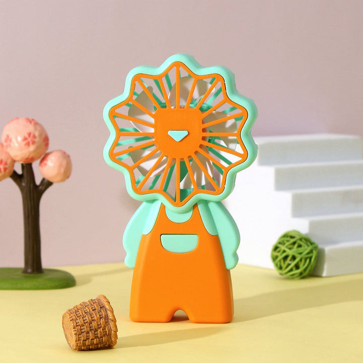 Women Portable Mini-Fan in Cute Flower Design Kalsten