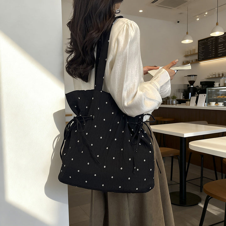 Elegant Drawstring Utility Tote