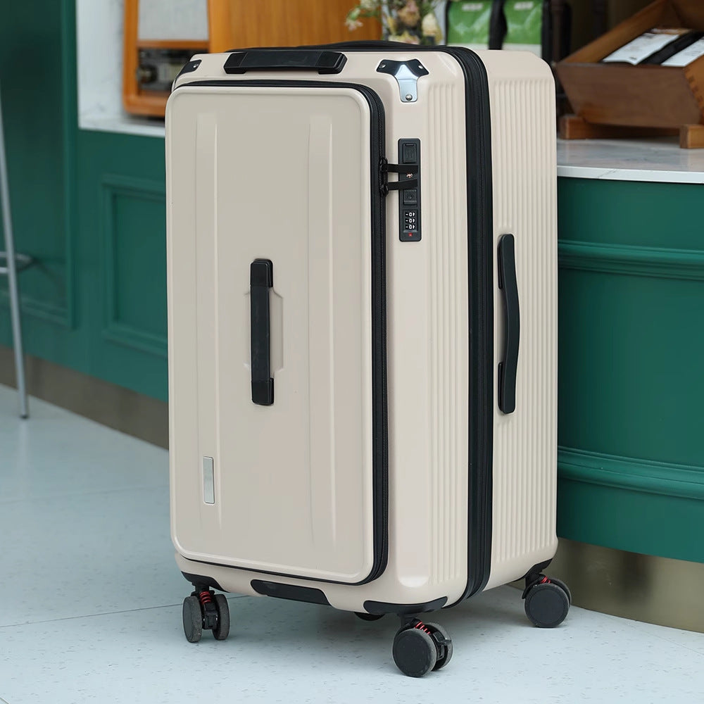 Sleek Aerodynamic Rolling Suitcase
