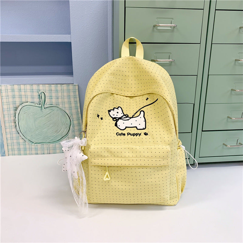 Cute Puppy-Themed School Backpack Kalsten